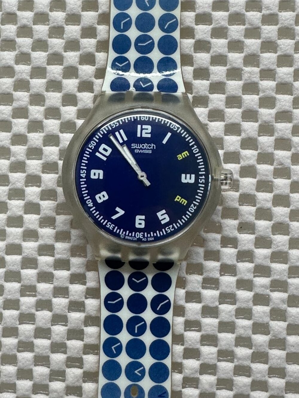 Swatch Watch Time Scales STBK101 Vintage 2004